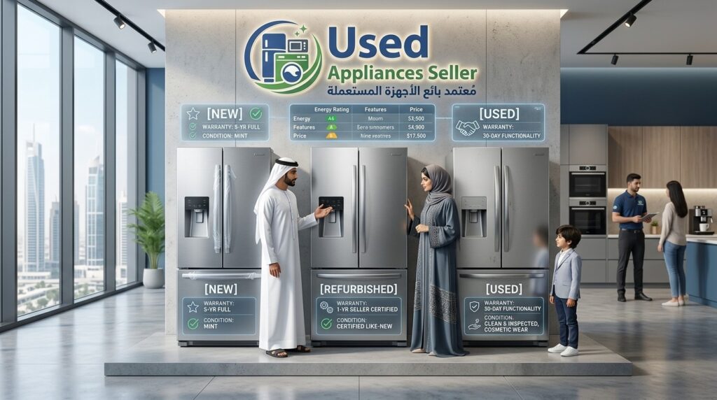 Smart Appliance Selection System Used vs Refurbished vs New Full Comparison Framework